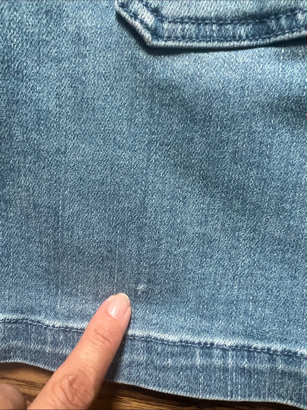 Show Me Your MuMu Blue Denim Zip-Front Romper - Picture 8 of 8